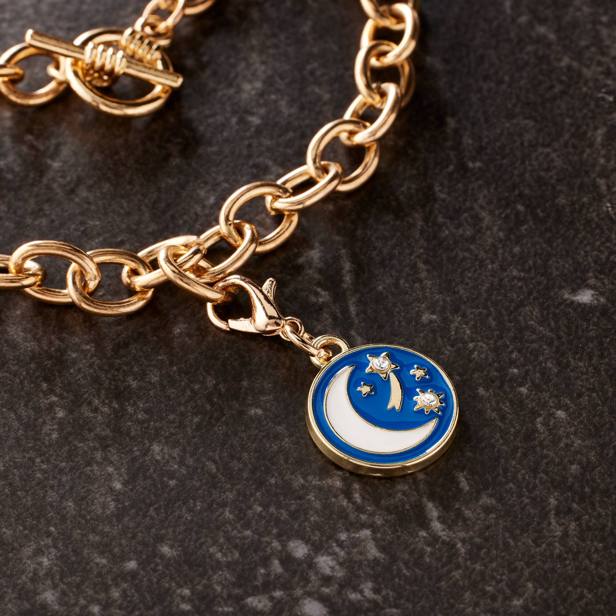 12 Pack: Moon & Star Charm by Bead Landing™